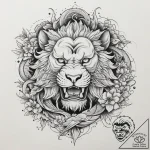Tattoo sketch leo lion head, tattoo sketch de… – tattoo sketch (№1760182153_0, 11.10.2025 11:29) — tattoovalue.net