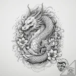 Tattoo sketch princess dress, ink illustratio… – tattoo sketch (№1760182801_0, 11.10.2025 11:40) — tattoovalue.net