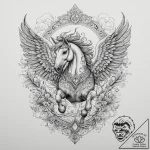 Tattoo sketch pegasus tattoo, tattoo sketch d… – tattoo sketch (№1760183017_0, 11.10.2025 11:43) — tattoovalue.net
