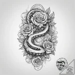 Tattoo sketch sea serpent wave, tattoo line a… – tattoo sketch (№1760183675_0, 11.10.2025 11:54) — tattoovalue.net