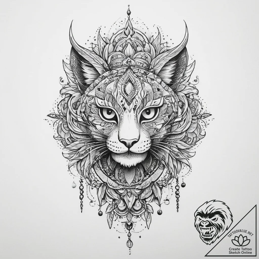 Tattoo sketch riddle, tattoo flash sheet desi... - tattoo sketch (№1760184106_0, 11.10.2025 12:01) — tattoovalue.net