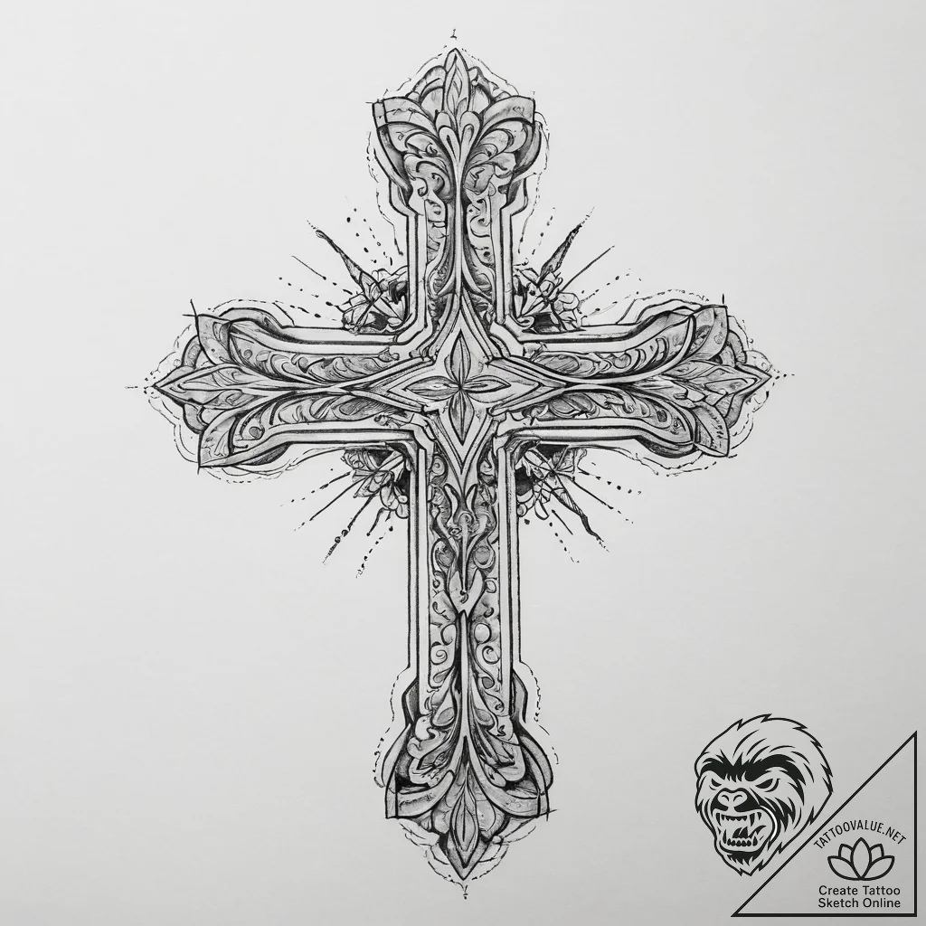 Tattoo sketch makeup tattoo, concept art for... - tattoo sketch (№1760186284_0, 11.10.2025 12:38) — tattoovalue.net