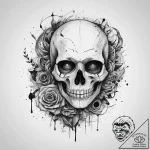 Tattoo sketch ghost, ink illustration for tat… – tattoo sketch (№1760191274_0, 11.10.2025 14:01) — tattoovalue.net