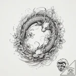 Tattoo sketch world, ink illustration for tat… – tattoo sketch (№1760192791_0, 11.10.2025 14:26) — tattoovalue.net