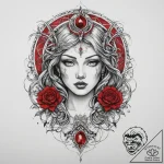 Tattoo sketch cosmic domain, concept art for… – tattoo sketch (№1760193008_0, 11.10.2025 14:30) — tattoovalue.net