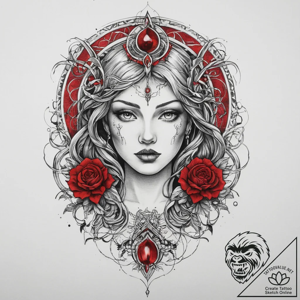 Tattoo sketch cosmic domain, concept art for... - tattoo sketch (№1760193008_0, 11.10.2025 14:30) — tattoovalue.net