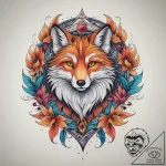 Tattoo sketch nine-tailed fox, artistic tatto… – tattoo sketch (№1760194306_0, 11.10.2025 14:51) — tattoovalue.net
