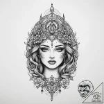 Tattoo sketch divine narrative, artistic tatt… – tattoo sketch (№1760196482_0, 11.10.2025 15:28) — tattoovalue.net