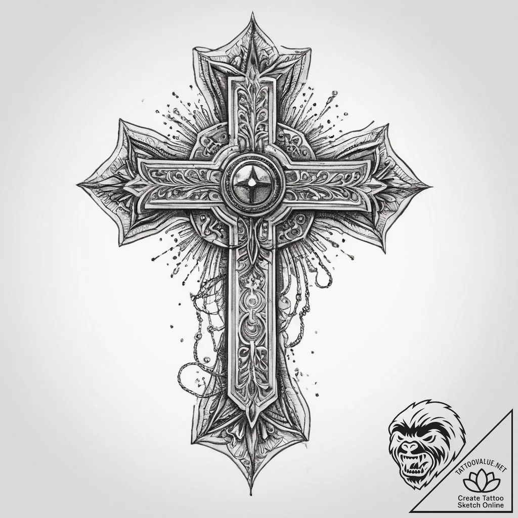 Tattoo sketch sewing a button, artistic tatto... - tattoo sketch (№1760197746_0, 11.10.2025 15:49) — tattoovalue.net