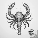 Tattoo sketch scorpio zodiac symbol, tattoo f… – tattoo sketch (№1760201064_0, 11.10.2025 16:44) — tattoovalue.net