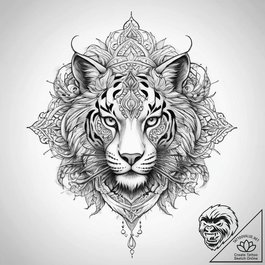 Tattoo sketch end - tattoo sketch (№1760201279_0, 11.10.2025 16:47) — tattoovalue.net