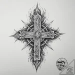 Tattoo sketch fire elemental, ink illustratio… – tattoo sketch (№1760201496_0, 11.10.2025 16:51) — tattoovalue.net