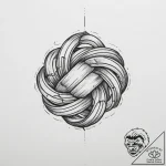 Tattoo sketch knot, concept art for tattoo, o… – tattoo sketch (№1760203444_0, 11.10.2025 17:24) — tattoovalue.net