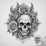 Tattoo sketch hands with a demon, artistic ta… – tattoo sketch (№1760204522_0, 11.10.2025 17:42) — tattoovalue.net