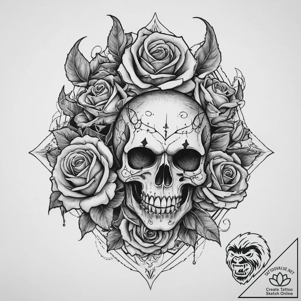 Tattoo sketch hands with a demon, artistic ta... - tattoo sketch (№1760204522_0, 11.10.2025 17:42) — tattoovalue.net