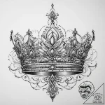 Tattoo sketch tiara, tattoo sketch design, so… – tattoo sketch (№1760208632_0, 11.10.2025 18:50) — tattoovalue.net