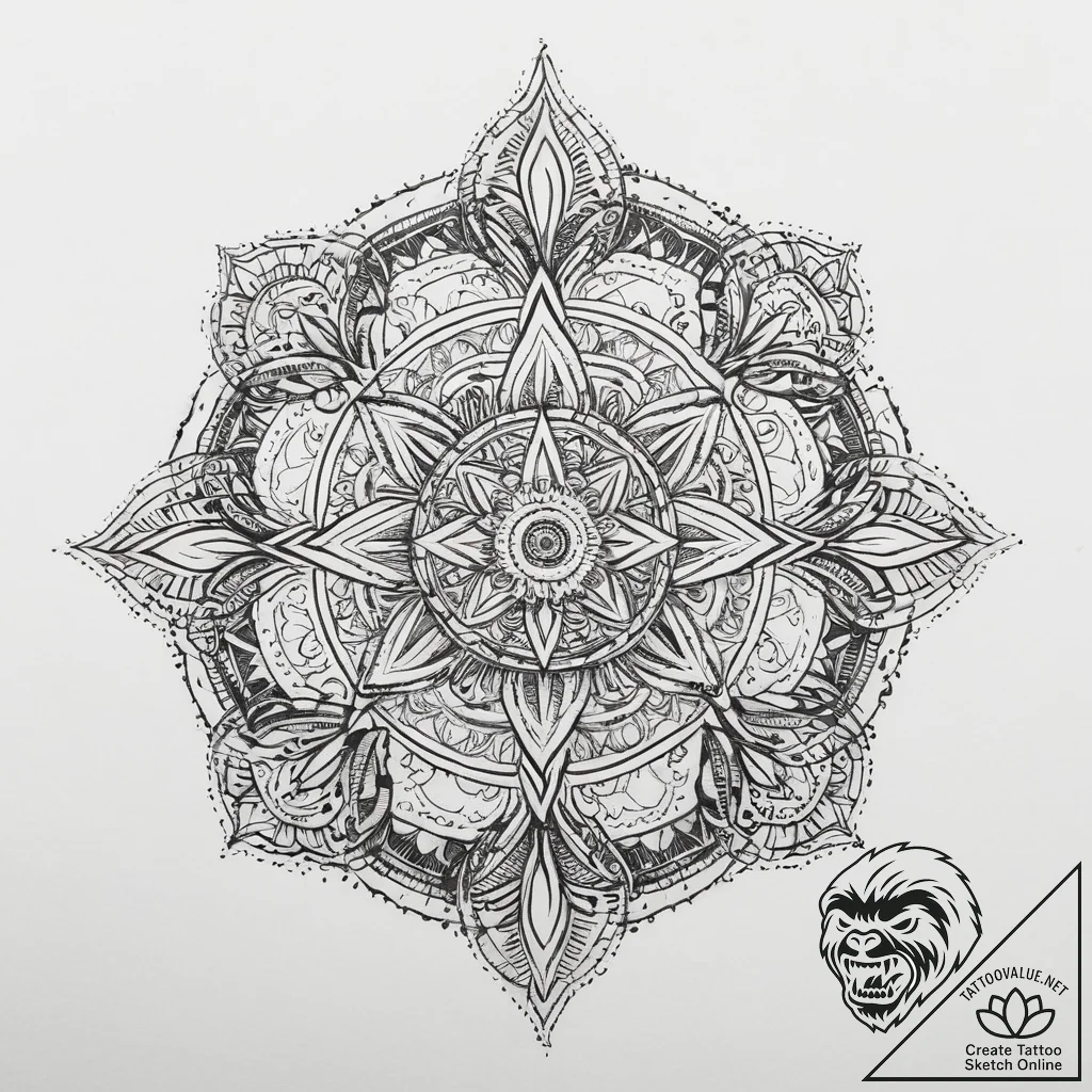 Tattoo sketch cosmic lore, tattoo flash sheet... - tattoo sketch (№1760209722_0, 11.10.2025 19:08) — tattoovalue.net