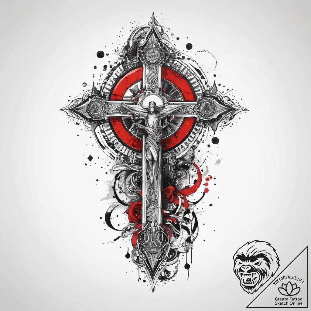 Tattoo sketch celestial being, tattoo sketch... - tattoo sketch (№1760212097_0, 11.10.2025 19:48) — tattoovalue.net