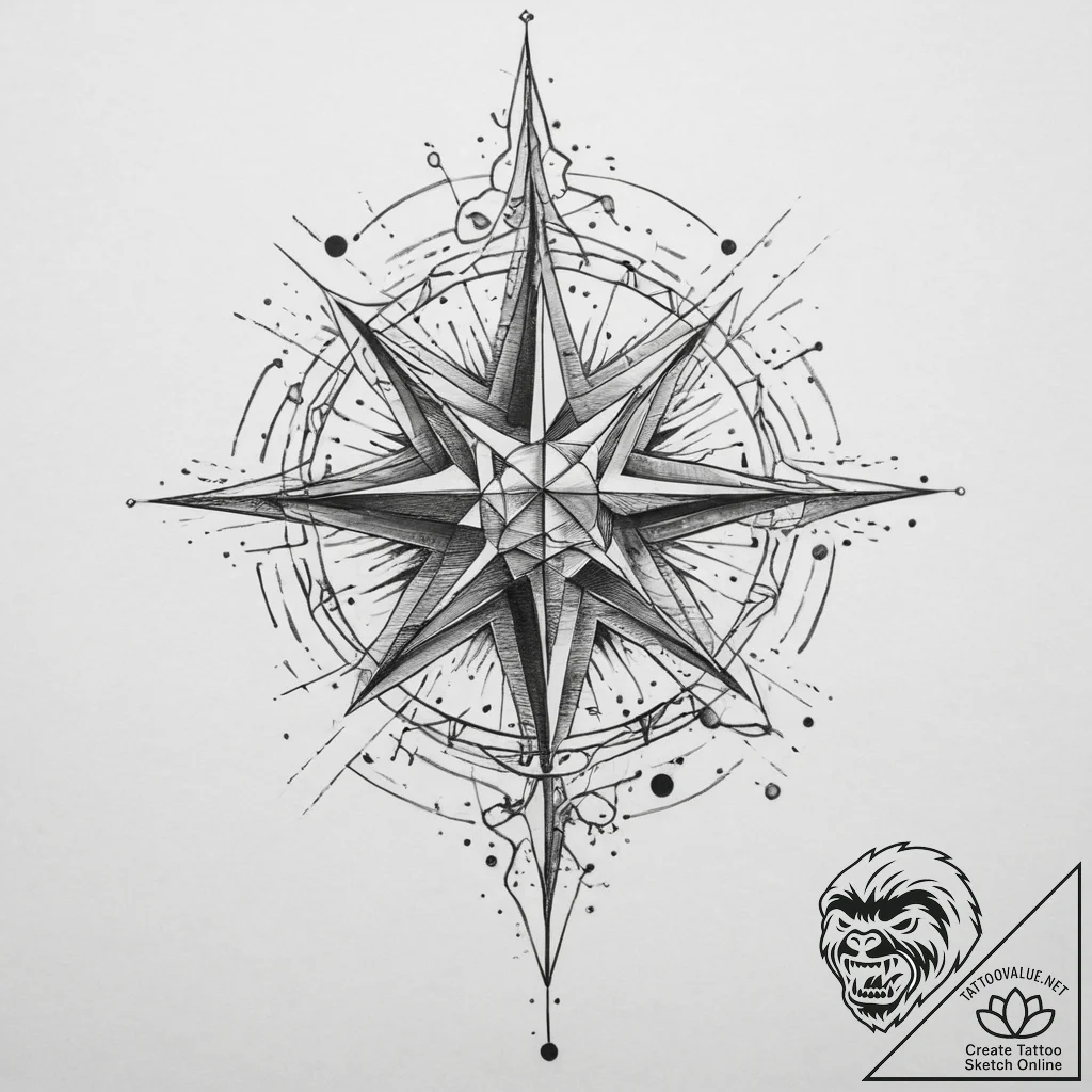 Tattoo sketch constellation stars, tattoo lin... - tattoo sketch (№1760216855_0, 11.10.2025 21:07) — tattoovalue.net