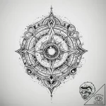 Tattoo sketch cosmic lore – tattoo sketch (№1760219242_0, 11.10.2025 21:47) — tattoovalue.net