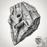 Tattoo sketch rock climbing a person climbing… – tattoo sketch (№1760220758_0, 11.10.2025 22:12) — tattoovalue.net