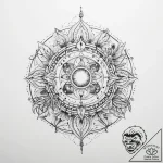 Tattoo sketch cosmic spring – tattoo sketch (№1760221407_0, 11.10.2025 22:23) — tattoovalue.net