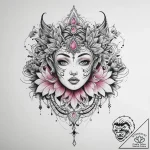 Tattoo sketch pink – tattoo sketch (№1760221632_0, 11.10.2025 22:27) — tattoovalue.net