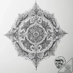 Tattoo sketch череп с каллиграфией, artistic… – tattoo sketch (№1760223373_0, 11.10.2025 22:56) — tattoovalue.net