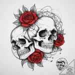Tattoo sketch eggplant flower, tattoo flash s… – tattoo sketch (№1760223590_0, 11.10.2025 22:59) — tattoovalue.net