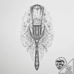 Tattoo sketch chef whisk and spoon, tattoo fl… – tattoo sketch (№1760223807_0, 11.10.2025 23:03) — tattoovalue.net