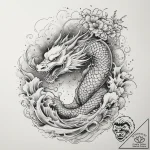 Tattoo sketch magical explosion, ink illustra… – tattoo sketch (№1760225321_0, 11.10.2025 23:28) — tattoovalue.net