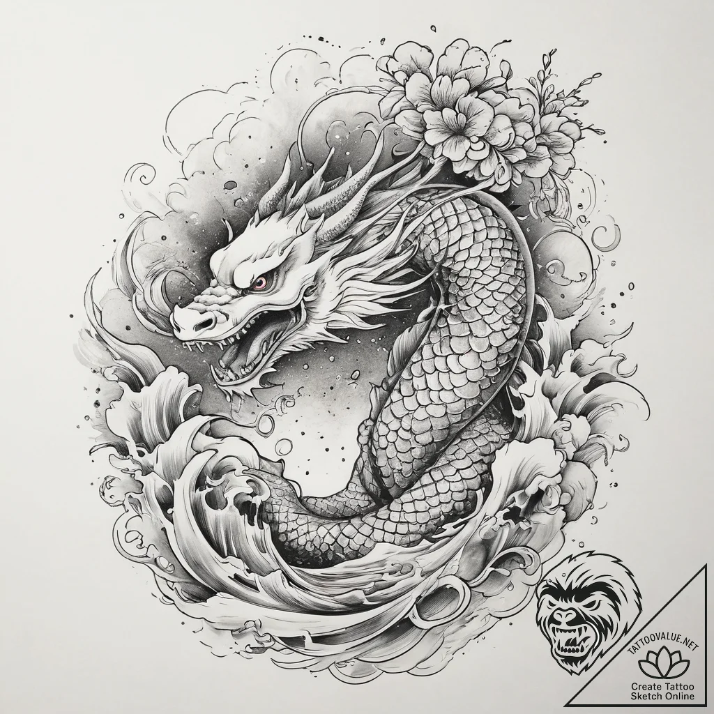 Tattoo sketch magical explosion, ink illustra... - tattoo sketch (№1760225321_0, 11.10.2025 23:28) — tattoovalue.net
