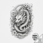 Tattoo sketch mystical being, artistic tattoo… – tattoo sketch (№1760226638_0, 11.10.2025 23:50) — tattoovalue.net
