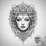 Tattoo sketch puzzle – tattoo sketch (№1760227939_0, 12.10.2025 00:12) — tattoovalue.net