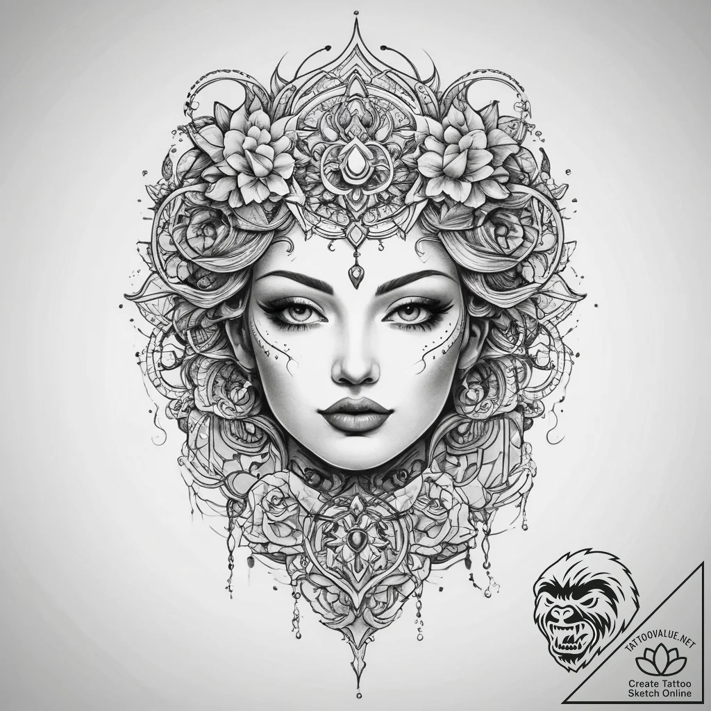 Tattoo sketch puzzle - tattoo sketch (№1760227939_0, 12.10.2025 00:12) — tattoovalue.net