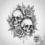 Tattoo sketch hands with a brush, artistic ta… – tattoo sketch (№1760229673_0, 12.10.2025 00:41) — tattoovalue.net