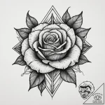 Tattoo sketch sketch роза, tattoo drawing out… – tattoo sketch (№1760230324_0, 12.10.2025 00:52) — tattoovalue.net