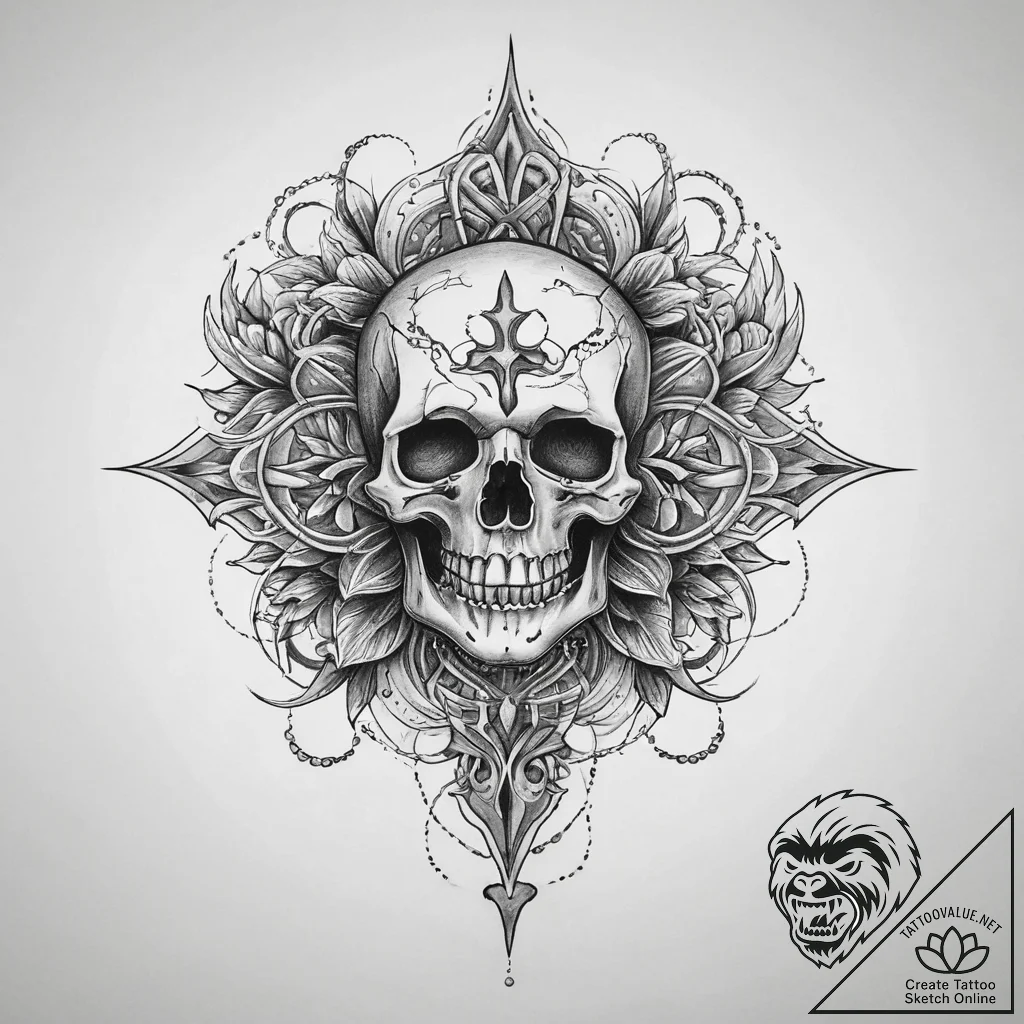 Tattoo sketch village, ink illustration for t... - tattoo sketch (№1760231849_0, 12.10.2025 01:17) — tattoovalue.net