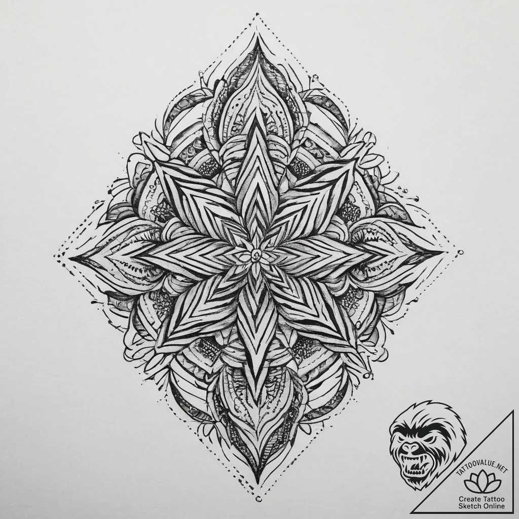 Tattoo sketch element, tattoo line art, black... - tattoo sketch (№1760233164_0, 12.10.2025 01:39) — tattoovalue.net