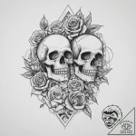 Tattoo sketch hands with a map, concept art f… – tattoo sketch (№1760234034_0, 12.10.2025 01:53) — tattoovalue.net