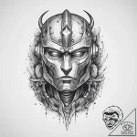 Tattoo sketch warforged, tattoo sketch design… – tattoo sketch (№1760234252_0, 12.10.2025 01:57) — tattoovalue.net
