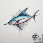 Tattoo sketch swordfish, tattoo sketch design… – tattoo sketch (№1760235777_0, 12.10.2025 02:22) — tattoovalue.net