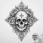 Tattoo sketch divine weaving, concept art for… – tattoo sketch (№1760236212_0, 12.10.2025 02:30) — tattoovalue.net