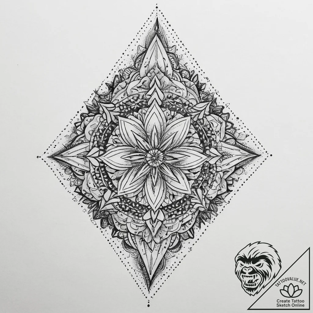 Tattoo sketch thread, tattoo line art, dotwor... - tattoo sketch (№1760237957_0, 12.10.2025 02:59) — tattoovalue.net