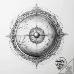 Tattoo sketch divine sphere – tattoo sketch (№1760242366_0, 12.10.2025 04:12) — tattoovalue.net