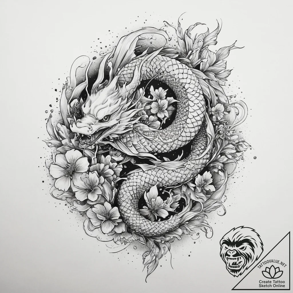 Tattoo sketch cosmic being, ink illustration... - tattoo sketch (№1760242585_0, 12.10.2025 04:16) — tattoovalue.net