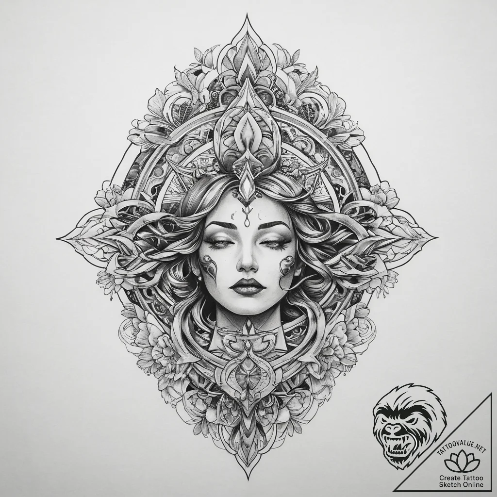 Tattoo sketch cosmic soil, tattoo line art, o... - tattoo sketch (№1760244755_0, 12.10.2025 04:52) — tattoovalue.net