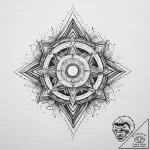 Tattoo sketch cosmic creation, artistic tatto… – tattoo sketch (№1760244983_0, 12.10.2025 04:56) — tattoovalue.net