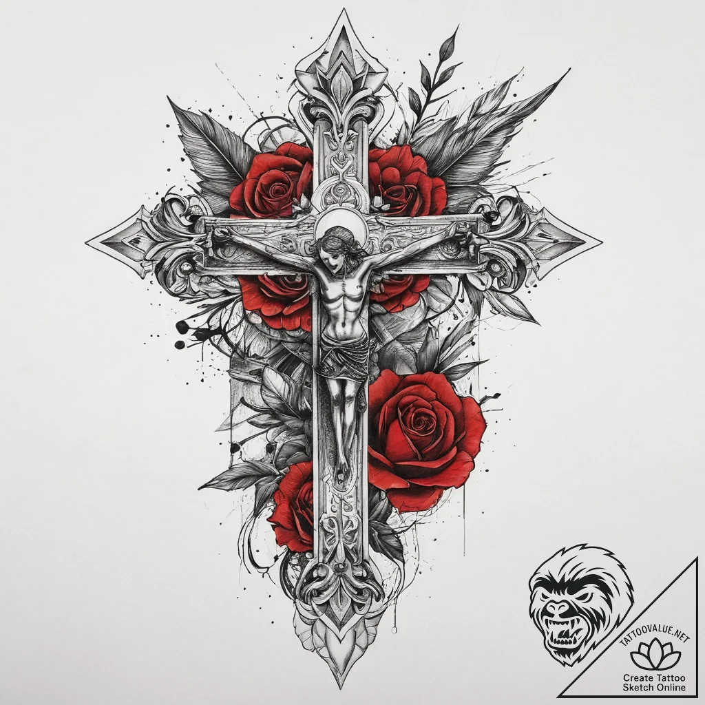 Tattoo sketch goal, artistic tattoo sketch, d... - tattoo sketch (№1760245416_0, 12.10.2025 05:03) — tattoovalue.net