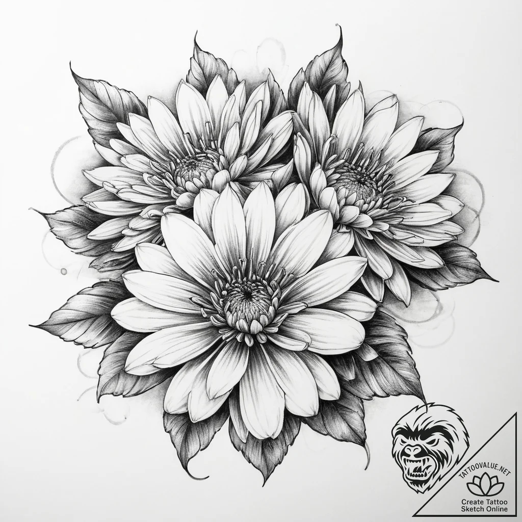 Tattoo sketch mums - tattoo sketch (№1760245633_0, 12.10.2025 05:07) — tattoovalue.net